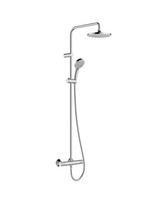 Termostatinė dušo sistema HANSGROHE Vernis Blend 200 - 1 jet EcoSmart+, chromas, 26318000
