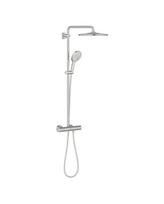 Termostatinė vonios-dušo sistema GROHE Rainshower Smartactive 310, supersteel, 26836DC0