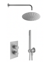 Potinkinis termostatinis dušo komplektas MARINER Logica, Brushed Chrome