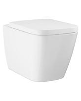 Pakabinamas unitazas GROHE BauEdge Ceramic Rimless su sėdyne ir softclosing dangčiu