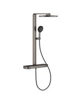 Termostatinė dušo sistema GROHE Rainshower Aqua Pure, brushed hard graphite, 100964AL00
