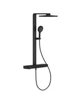 Termostatinė dušo sistema GROHE Rainshower Aqua Pure, phantom black, 100964KF00