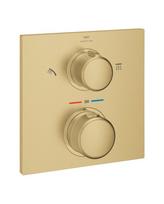 Potinkinis termostatinis dušo maišytuvas GROHE Allure 2 išėjimų, brushed cool sunrice, 29181GN2