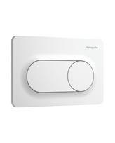 WC vandens nuleidimo mygtukas HANSGROHE iFrame Original S, balta-matinė