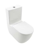 Pastatomas unitazas VILLEROY & BOCH Subway 3.0 Twist flush su slow close dangčiu, Ceramic plus danga