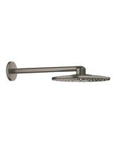 Stacionari dušo galva su laikikliu GROHE Rainshower SmartActive 310 mm 2 jet, brushed hard graphite, 26475AL0