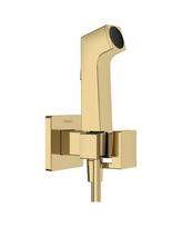 Potinkinio bidete dešelio rinkinys HANSGROHE Square 1jet, poliruotas auksas, 29233990