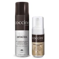 Coccine® vandenį atstumiantis purškalas impregnavimas, 250 ml + Valymo putos visų tipų odai ir tekstilei Coccine®, 100 ml