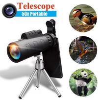 Žiūronai Žiūronas, monoklis su objektyvu-teleskopu telefonui, priartinimu ir trikoju 50x60,dėklu