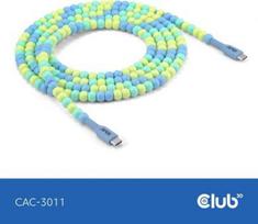 CABLE USB-C TO USB-C/BLUE CAC-3011 CLUB3D CAC-3011 | 8719214473303