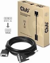 CABLE DVI-A TO VGA 3M/M/M CAC-1243 CLUB3D CAC-1243 | 8719214471514
