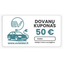 Dovanų kuponas 50 Eur