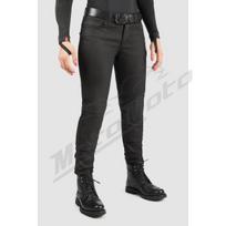 Moteriški džinsai PANDO MOTO LORICA BLACK A Slim Fit Cordura®