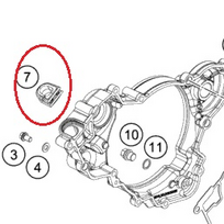 HUSQVARNA sankabos dangtelio tarpinė TC 125 '18-'20