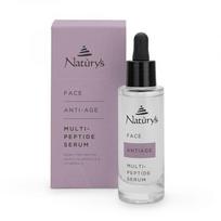 Naturys Face Anti-Age Multi-Peptide Serum Serumas su peptidais ir hialurono rūgštimi, 30ml