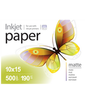 ColorWay PrintPro Photo Paper, 500 sheets | 190 g/m² | 10x15 | Matte