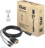 Club3D CABLE HDMI TO VGA 2M/M/M CAC-1712 CLUB3D