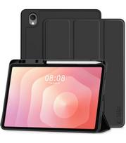 Juodas atverčiamas dėklas Samsung Galaxy Tab S11 11.0 X730 / X736 planšetei "Tech-Protect SC"