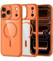 Oranžinis / skaidrus dėklas Apple iPhone 17 Pro Max telefonui "Tech-Protect Magmat Magsafe"