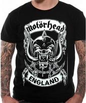 Motorhead Marškinėliai Kryžiuojami Kardai Anglijos Herbas Juodi Nauji Oficialūs 3XL