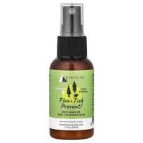 Kin+Kind, Apsauga nuo blusų ir erkių!, Augalinės kilmės apsauginis purškalas šunims ir katėms, citrinžolė, 30 ml (1 fl uncija)