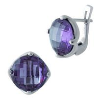 Sidabriniai auskarai su aleksandritu 16.25ct (1964194) įvairiaspalvė spalva