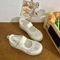 Ballet shallow mouth Mary Jane women's shoes 2025 new niche original Velcro ugly cute board shoes student versatile single shoes 35