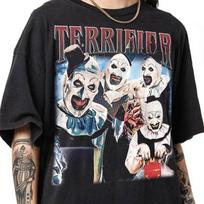 Vintage Terrifier Horror Movie T-Shirt, Art The Clown Terrifier Shirt, Scary S