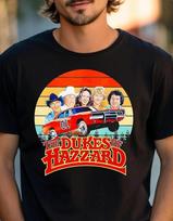 The Dukes Of Hazzard Komedijos Šou Marškinėliai Didelio Dydžio S-4XL 3XL
