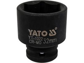 Galvutė smūginė šešiakampė | 12,5 mm (1/2") | 32 mm (YT-1022)
