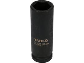 Galvutė smūginė šešiakampė ilga | 12,5 mm (1/2") | 19 mm (YT-1039)