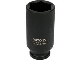 Galvutė smūginė šešiakampė ilga | 12,5 mm (1/2") | 27 mm (YT-1047)