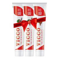 Vicco Vajradanti Ajurvedinė dantų pasta 150g 3 vnt. pakuotė sveikiems dantims ir gaiviam kvapui