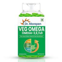 DR. MOREPEN Veg Omega 3 6 7 9 Kapsulės 500mg Linų Sėmenų, Juodgrūdžių Sėmenų ir Šaltalankių Aliejus - 60 Veg Kapsulių