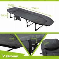 TRIZAND turistinė sulankstoma lova / gultas 150 kg UV apsauga