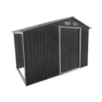 Metalinis sandėliukas "Apuokas" su malkine, 3,5 m2