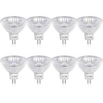 Stiklinės, puodeliai, ąsočiai,50W GU5.3 halogeninė lemputė, 12V, 800lm, šiltai balta, 8 pak.
