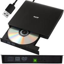 Optinis įrenginys Išorinis kompaktų skaitytuvas CD/DVD, Juoda