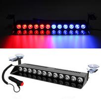 12 LED Avarinis LED Stroboskopas Policijai Automobiliui Sunkvežimiui Raudonas Mėlynas Gintarinis Baltas LED Mirksėjimo Signalas Įspėjamoji Lempa Automobilio Šviesos Surinkimas