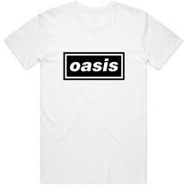 Oasis Marškinėliai Logotipas Noel Liam Gallagher Oficiali Grupė Naujas Baltas 3XL