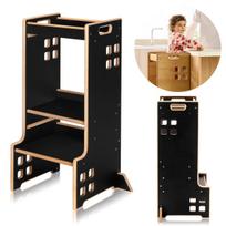 Virtuvės pagalbinė platforma vaikams Lionelo Cass Black Onyx