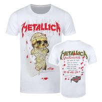 Metallica Marškinėliai One Landmine Roko Grupė Naujas Baltas Oficialus 4XL