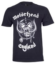 Motorhead marškinėliai Anglija T-shirt Juodas Metalinis Roko Muzika Oficialus Naujas XL