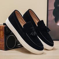 Vyriški batai vasariniai nauji laisvalaikio viengubos basutės dengiančios pėdą minkštas padadas lengvi vyriški tinginiai vieno pedalo laisvalaikio vyriški board batai 39
