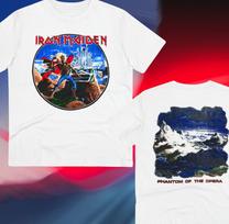 Vintažiniai „Iron Maiden Phantom Of The Opera“ marškinėliai, dvipusiai L red
