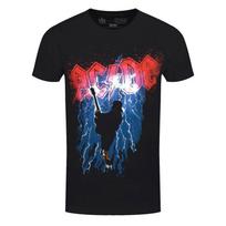 AC/DC Marškinėliai Thunderstruck ACDC Grupės Oficialūs Juodi Nauji L