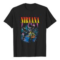 Nirvana Marškinėliai Unplugged Nuotrauka Grupė Oficialus Naujas Juodas S
