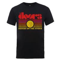 The Doors marškinėliai Riders On The Storm Saulėlydis Jim Morrison Oficialus Juodas Naujas 3XL