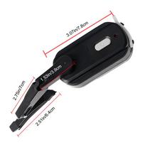 Motociklo šalmo priekinio stiklo valytuvas USB įkraunamas šalmo skydelio elektrinis valytuvas lietingam orui Vandeniui atsparus skydelis Šalmo saugos valytuvas juoda