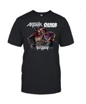 Anthrax Kreator Testament Europos Turas 2024 Unisex Marškinėliai – Thrash Metal Koncertas XL